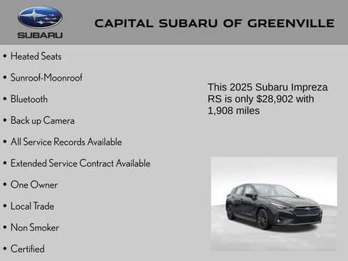 Used 2025 Subaru Impreza RS image 4