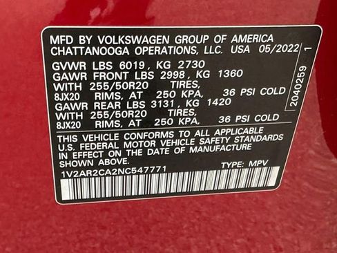 Used 2022 Volkswagen Atlas SEL R-Line image 29