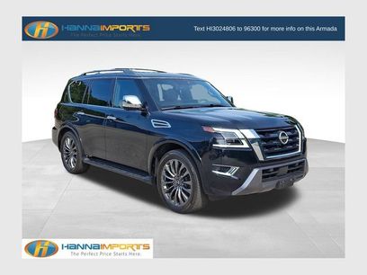 Used 2023 Nissan Armada Platinum w/ Captain's Chairs Package