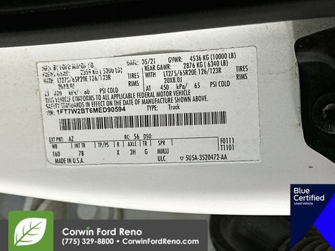 Used 2021 Ford F250 Platinum w/ FX4 Off-Road Package AWD/4WD image 35