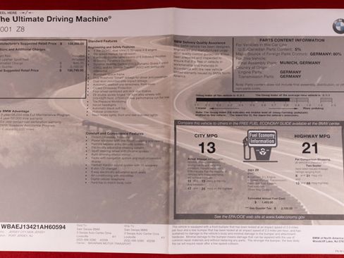 Used 2001 BMW Z8 RWD image 12
