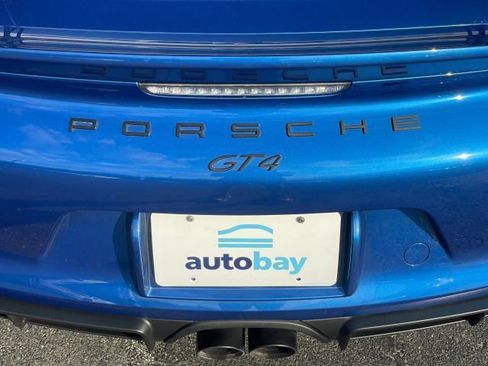 Used 2016 Porsche Cayman GT4 w/ Sport Chrono Package RWD image 14