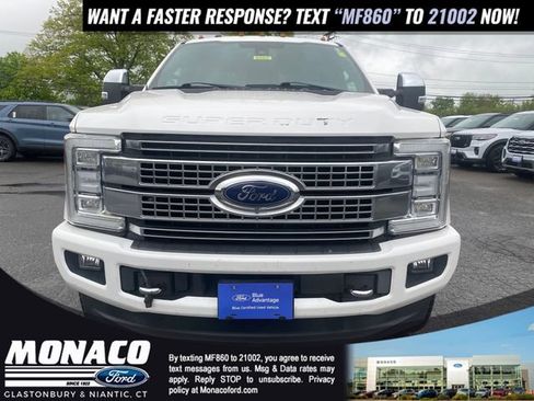 Certified 2017 Ford F350 Platinum w/ Platinum Ultimate Package AWD/4WD image 3