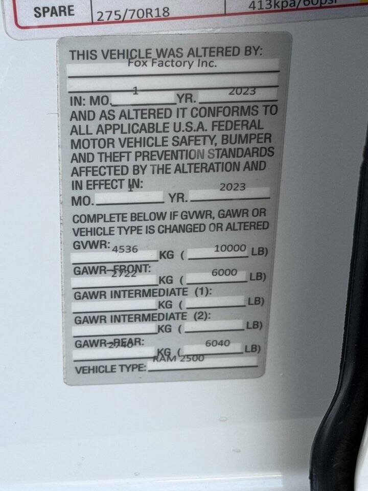 Used 2022 RAM 2500 Big Horn w/ Level C Equiment Group AWD/4WD image 40