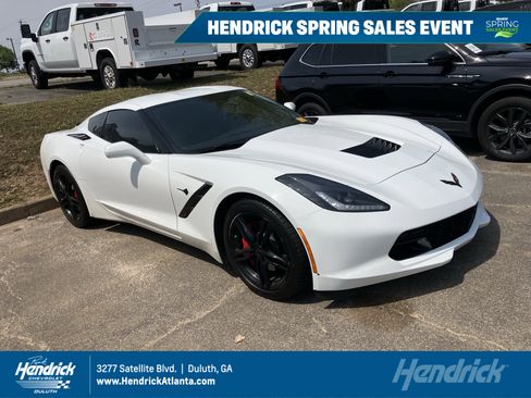 Used 2017 Chevrolet Corvette Stingray Coupe w/ Carbon Flash Badge Package image 1