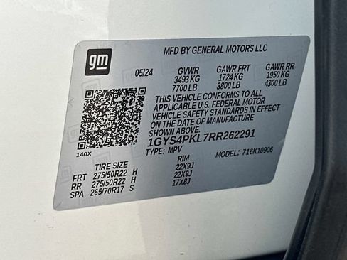 Used 2024 Cadillac Escalade ESV Sport w/ LPO, ONYX Package AWD/4WD image 30