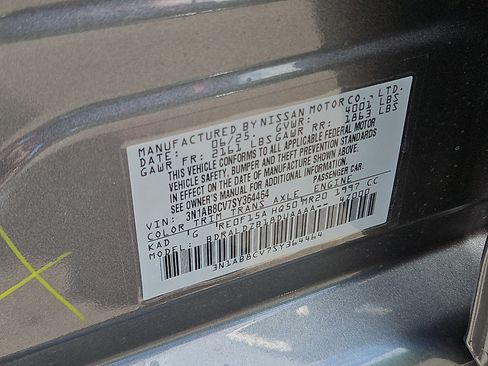 Certified 2025 Nissan Sentra SV w/ All-Weather Package FWD image 26