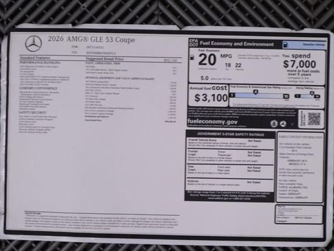 New 2026 Mercedes-Benz GLE 53 AMG 4MATIC Coupe image 9