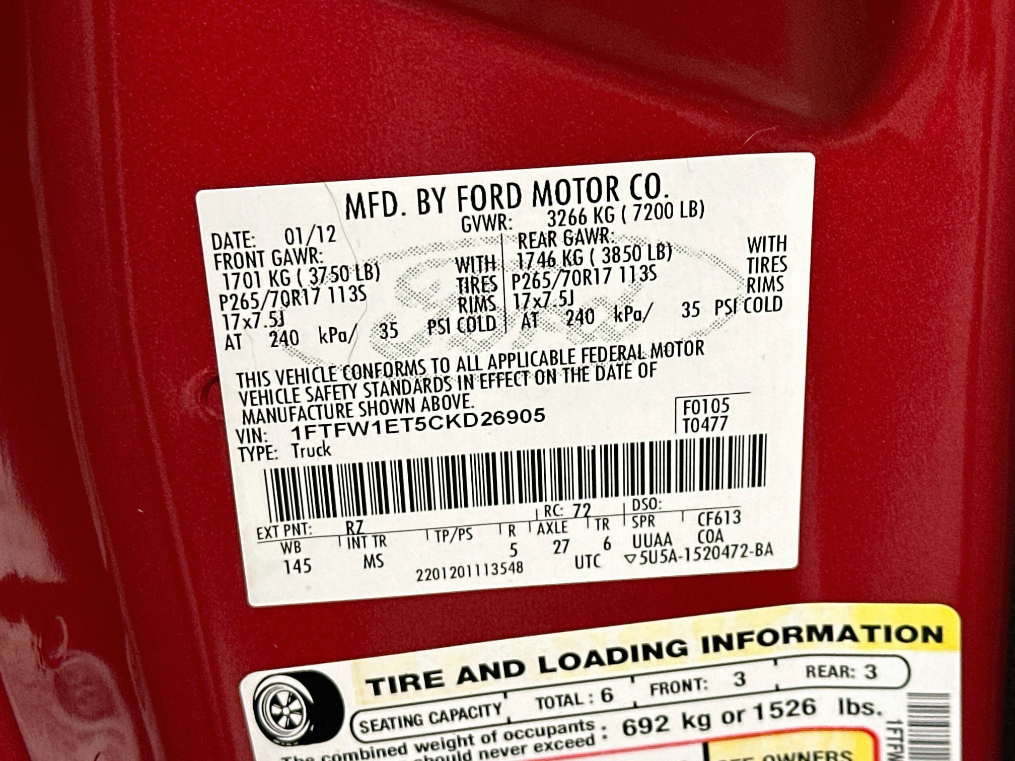 Used 2012 Ford F150 XLT AWD/4WD image 12