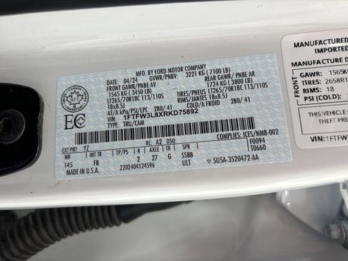 Used 2024 Ford F150 XLT w/ XLT Black Appearance Package image 26