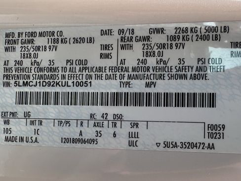 Used 2019 Lincoln MKC Premiere AWD/4WD image 28