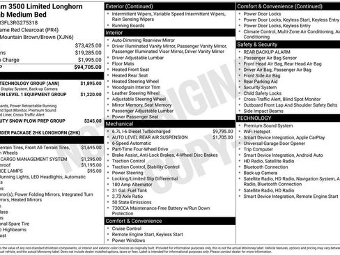 Used 2024 RAM 3500 Limited w/ Towing Technology Group AWD/4WD image 3