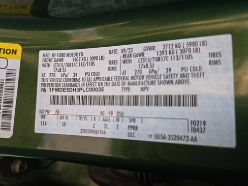 Certified 2023 Ford Bronco Big Bend w/ Sasquatch Package image 27