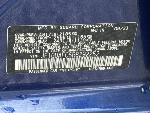 Used 2024 Subaru Impreza 2.0i Sport AWD/4WD image 30