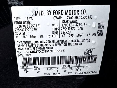 Used 2021 Lincoln Aviator Reserve w/ Equipment Group 202A image 28