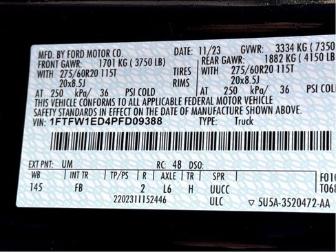 Used 2023 Ford F150 XLT w/ Equipment Group 302A High image 25