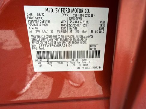 Used 2022 Ford Maverick XLT w/ Equipment Group 300A Standard AWD/4WD image 25