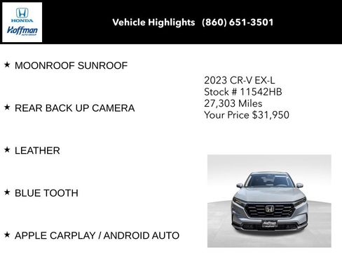 Used 2023 Honda CR-V EX-L image 8