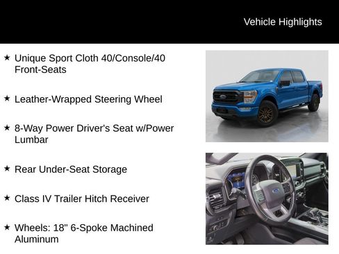 Certified 2021 Ford F150 XLT w/ Equipment Group 301A Mid AWD/4WD image 31