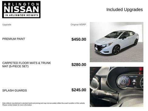 New 2025 Nissan Versa SR w/ Trunk Package image 4