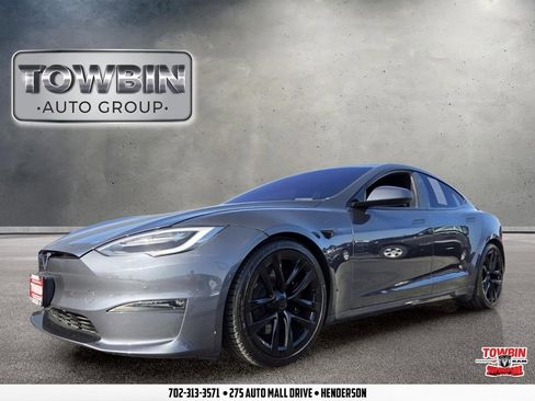 Used 2021 Tesla Model S Plaid AWD/4WD image 1