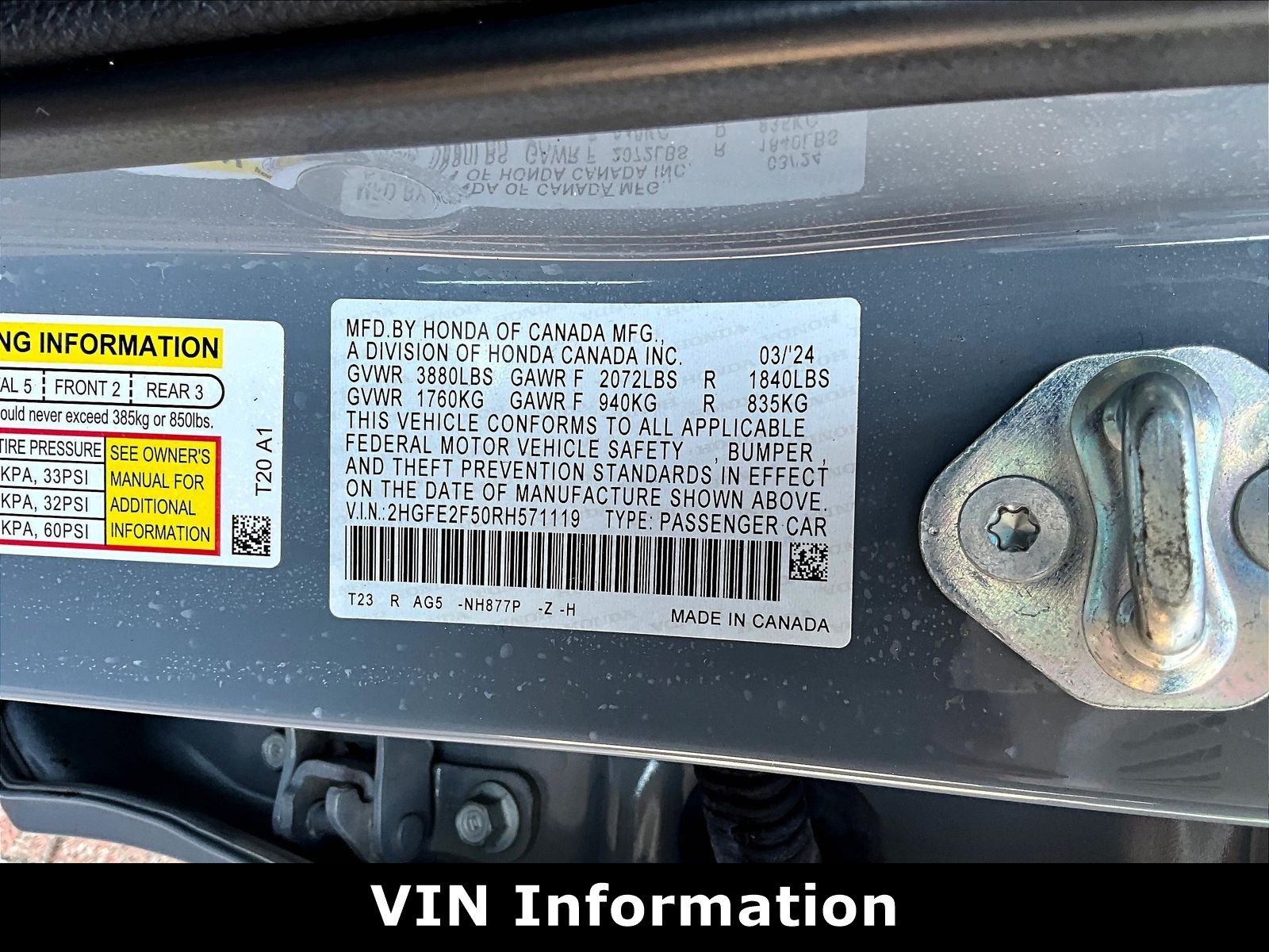 Used 2024 Honda Civic Sport image 18