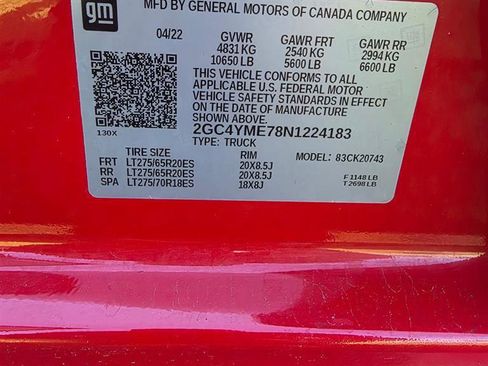 Used 2022 Chevrolet Silverado 2500 Custom w/ Custom Value Package image 5