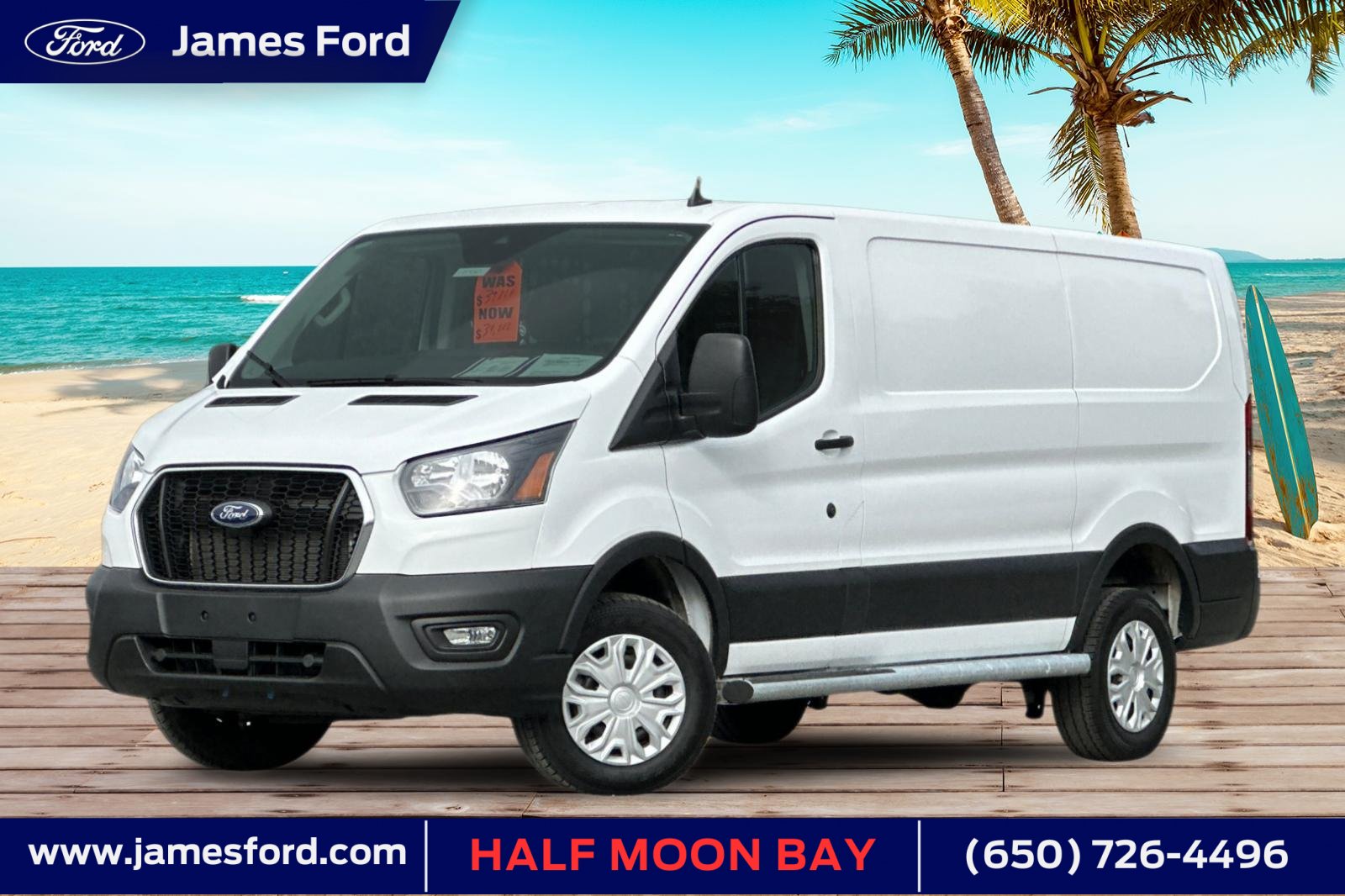Used 2025 Ford Transit 250 Low Roof w/ Exterior Upgrade Package RWD image 1