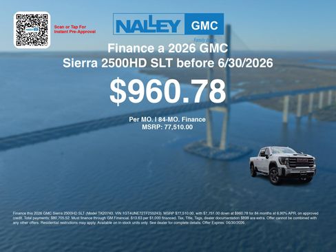 New 2026 GMC Sierra 2500 SLT w/ Texas SLT Premium Package AWD/4WD image 7