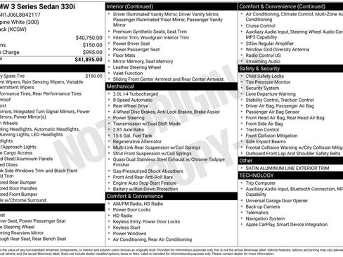 Used 2020 BMW 330i Sedan image 1