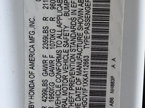 Used 2019 Honda Accord LX image 24