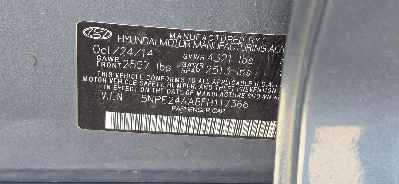 Used 2015 Hyundai Sonata ECO w/ Option Group 08 FWD image 9