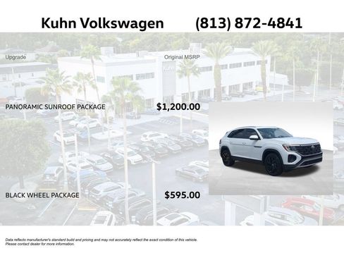 Used 2024 Volkswagen Atlas Cross Sport SE w/ Panoramic Sunroof Package FWD image 6