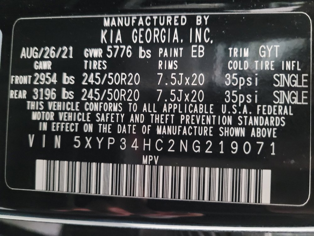 Used 2022 Kia Telluride EX w/ EX Premium Package FWD image 33