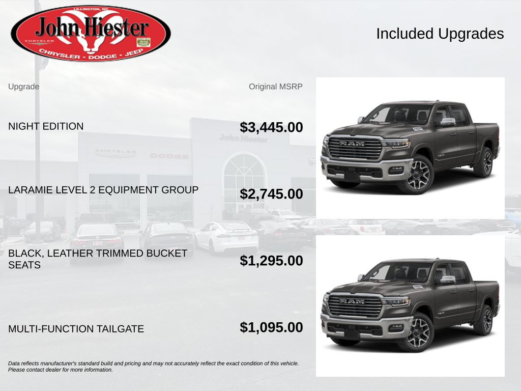Used 2025 RAM 1500 Laramie w/ Night Edition AWD/4WD image 3