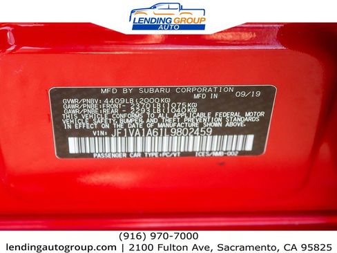 Used 2020 Subaru WRX w/ Popular Package #1 image 27