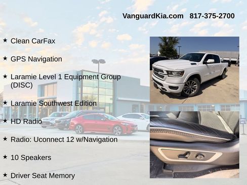 Used 2021 RAM 1500 Laramie w/ Laramie Southwest Edition RWD image 6