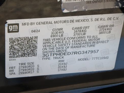 Used 2024 GMC Sierra 1500 SLT RWD image 52