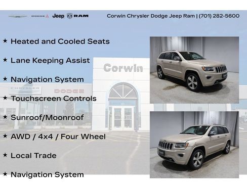 Used 2015 Jeep Grand Cherokee Overland w/ Advanced Technology Group image 8