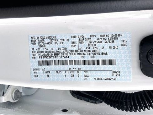 New 2026 Ford F250 Lariat w/ Black Appearance Package image 13