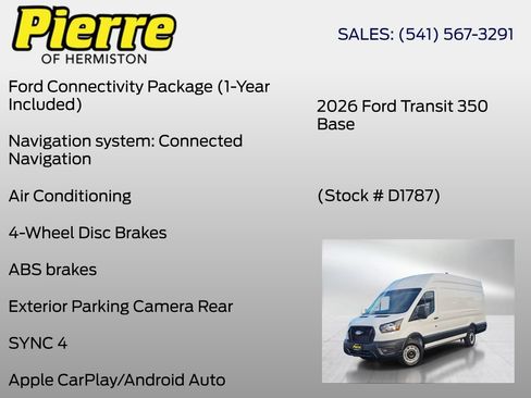 New 2026 Ford Transit 350 148 High Roof Extended RWD image 6
