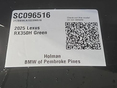 Used 2025 Lexus RX 350h AWD/4WD image 27