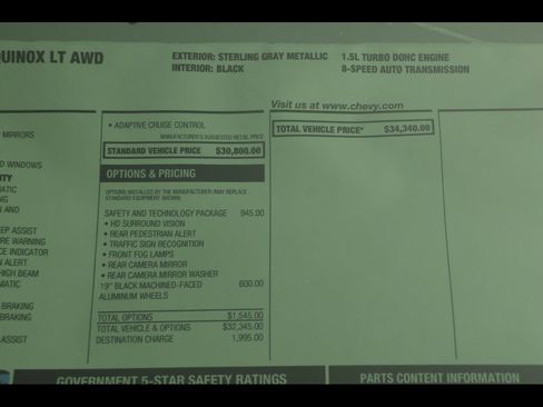 New 2026 Chevrolet Equinox LT w/ Safety and Technology Package AWD/4WD image 25