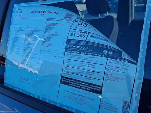 New 2026 Nissan Sentra SV w/ SV Convenience Package image 5