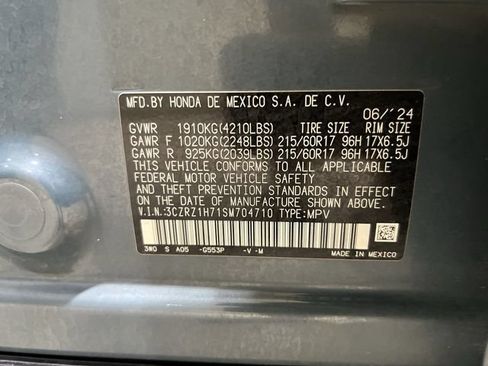Used 2025 Honda HR-V EX-L image 30