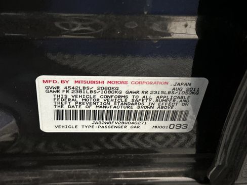 Used 2011 Mitsubishi Lancer Evolution GSR image 49