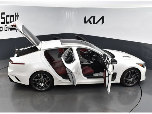 Used 2022 Kia Stinger GT1 w/ Red Interior Color Package RWD image 32