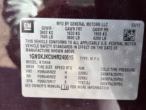 Used 2017 Chevrolet Suburban Premier image 31