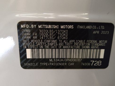 Used 2023 Mitsubishi Mirage ES FWD image 33