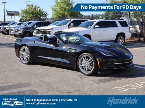 Used 2019 Chevrolet Corvette Stingray Convertible w/ 3LT Preferred Equipment Group RWD image 1